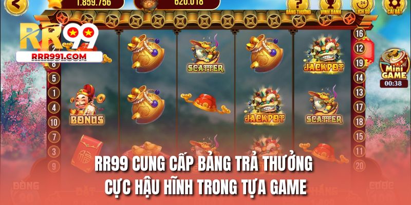 RR99 cung cấp bảng trả thưởng cực hậu hĩnh trong tựa game